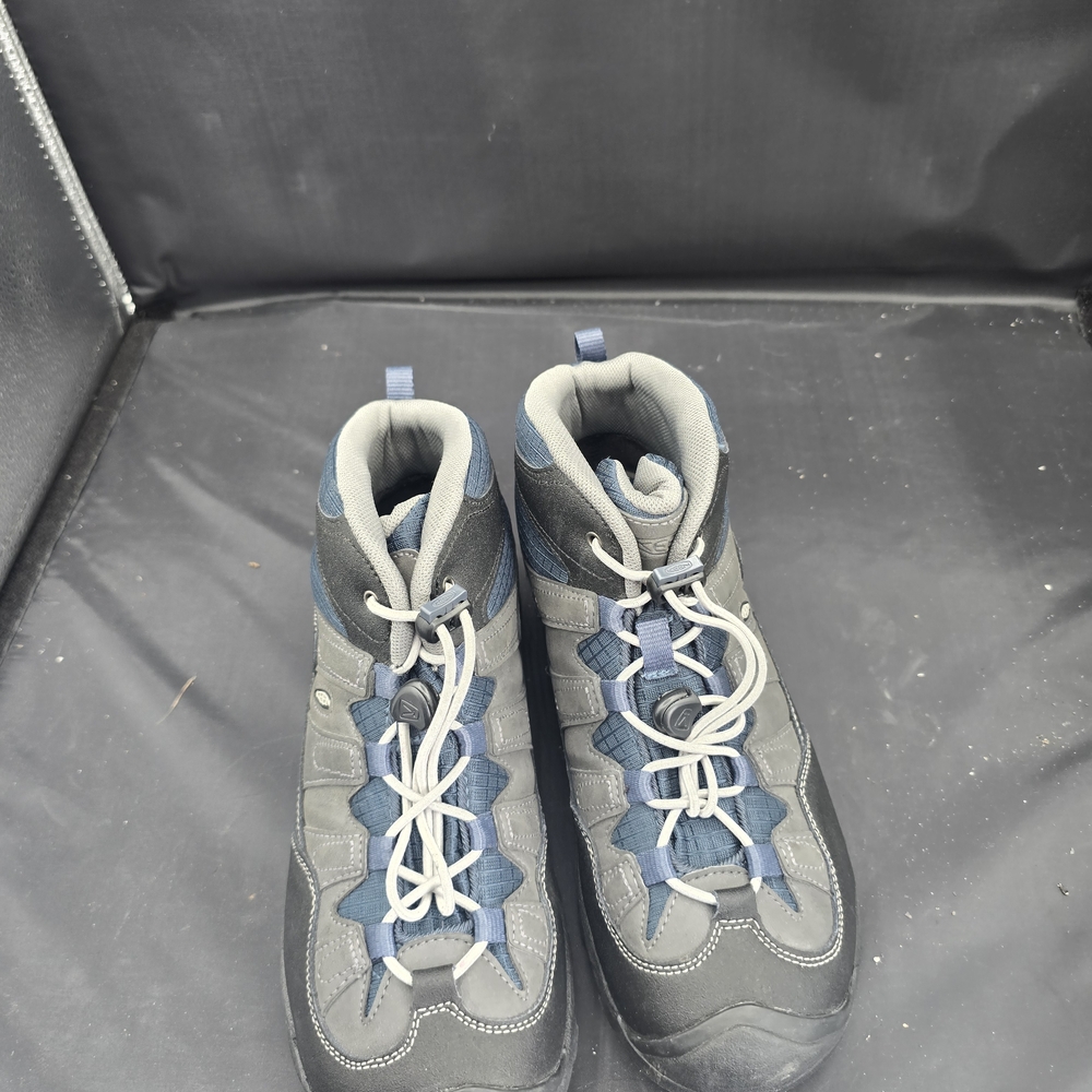 Keen Women's Combat Boots - Gray and Blue